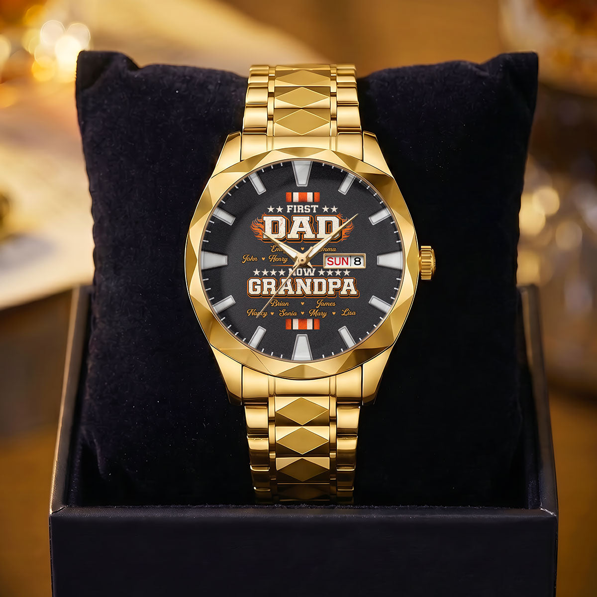 Cool Papa - Personalized Men's Wrist Watch