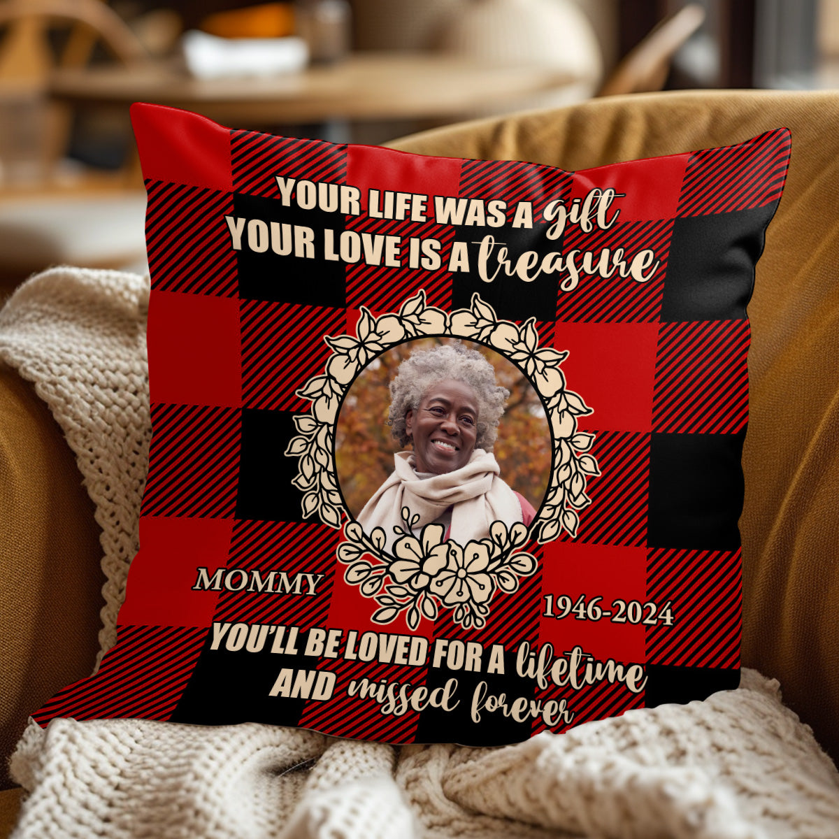 Your Life Was A Gift - Personalized Pillow