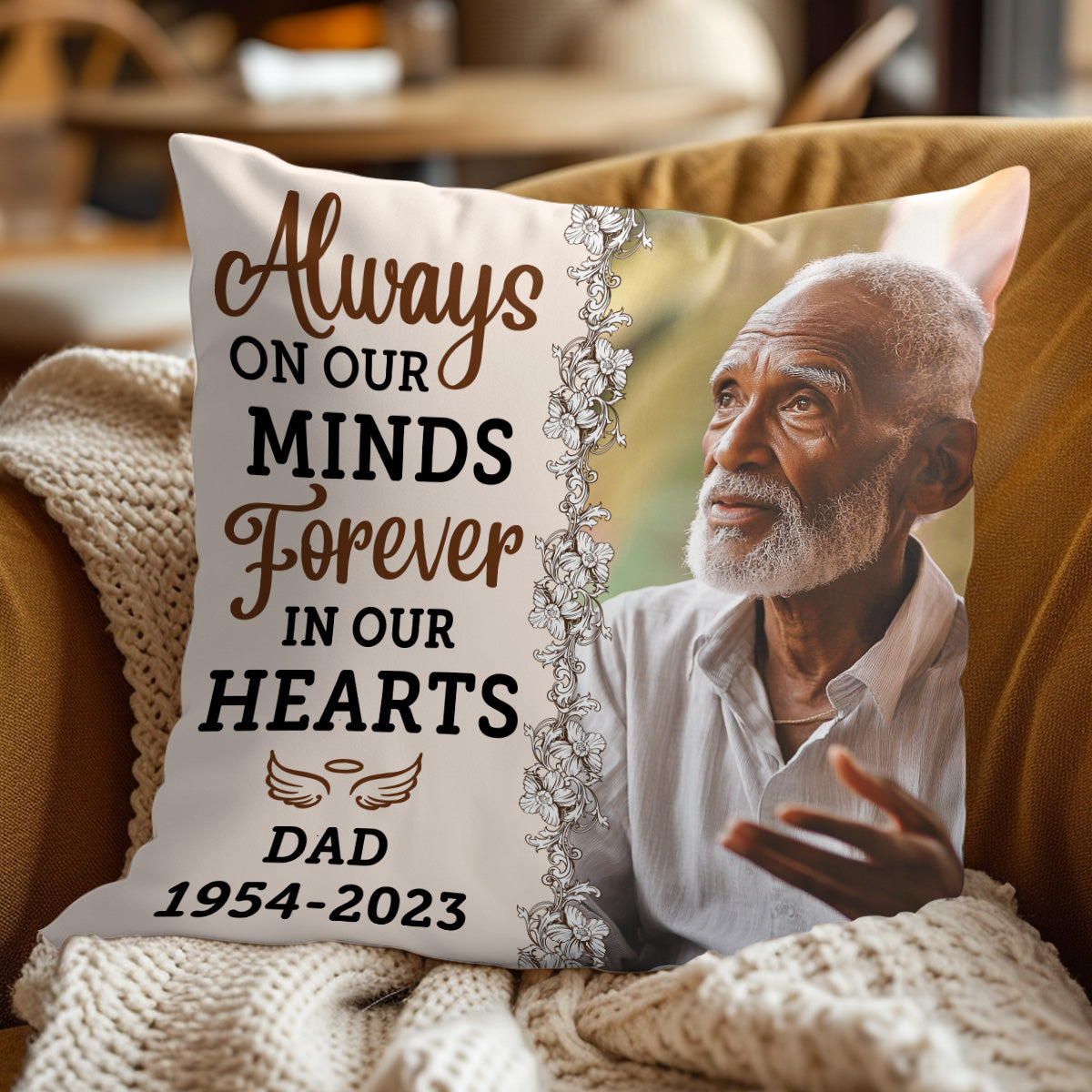 Hug This Pillow And Know I'm Here - Personalized Crystal Velvet Pillow