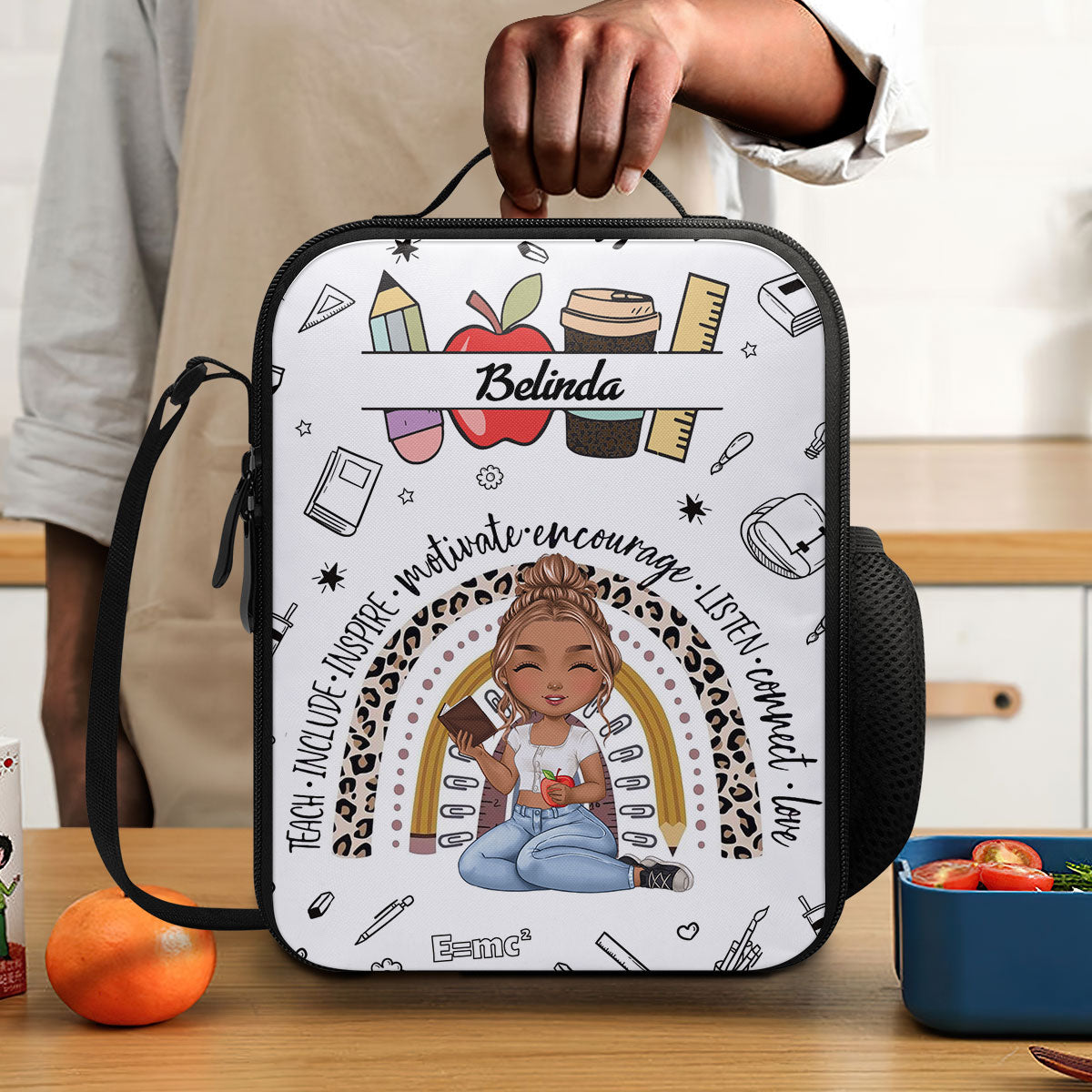 Teach Love Inspire - Personalized Lunch Box Bag SBLBBLPA1661M