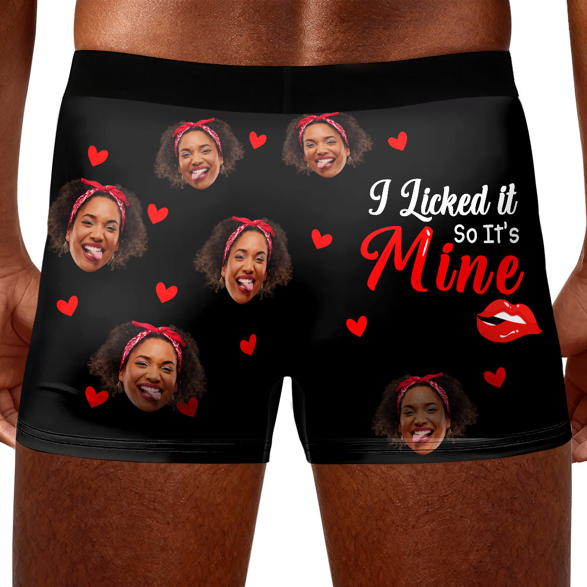 I Licked It So It's Mine - Personalized Men's Boxer Briefs
