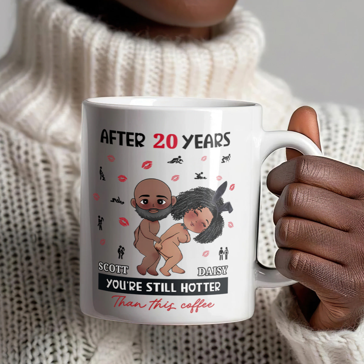 You Are Still Hotter Than This Coffee - Personalized White Ceramic Mug