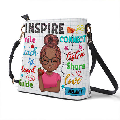 Teacher Inspire - Personalized Bucket Bag SBBD18LN1699L