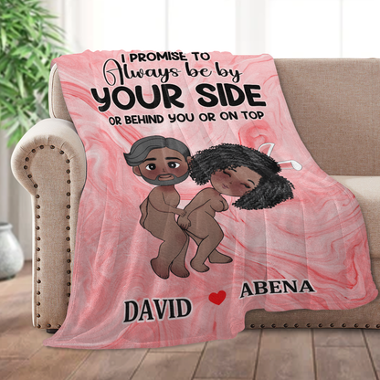 I Will Always Have Your Back - Personalized Fleece Blanket