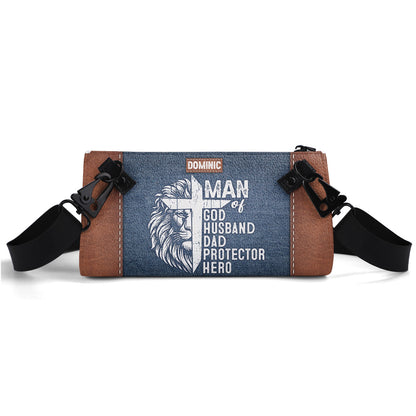 Man Of God - Personalized Men Leather Wallet SBMLWN37