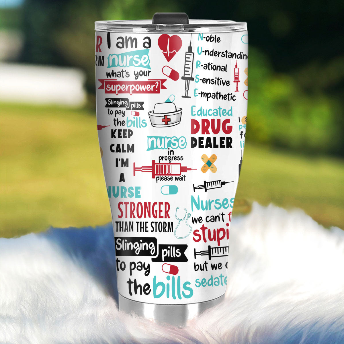 Nurse - Personalized Stainless Steel Tumbler