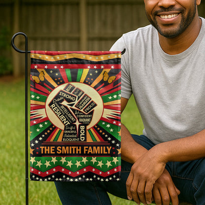 Juneteenth Spirit - Personalized Garden Flag
