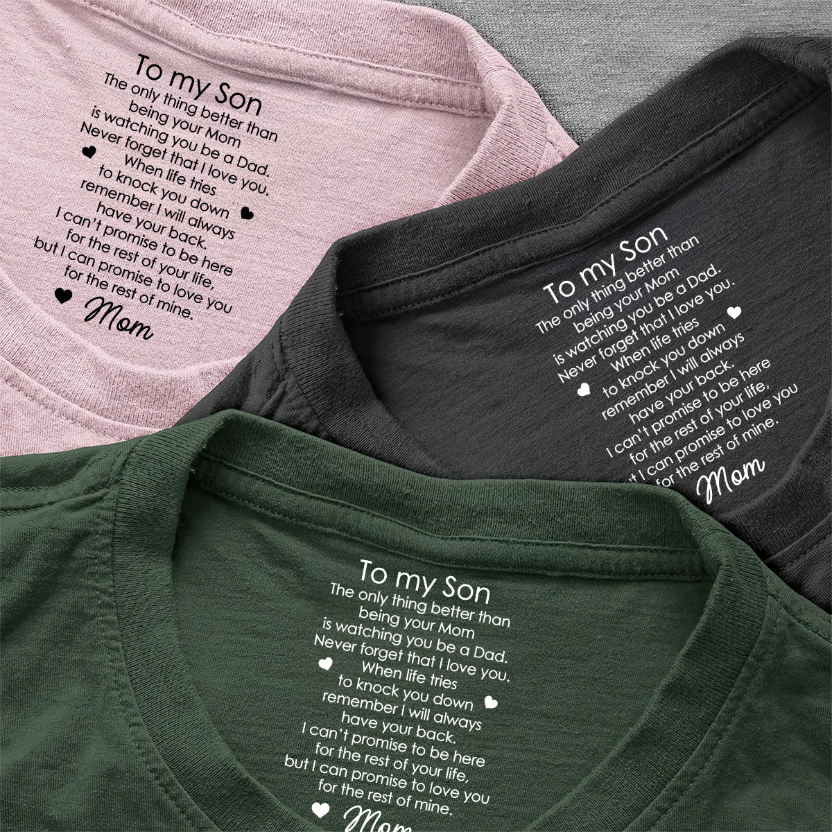 I Will Always Have Your Back - Personalized Shirt With Design Inner Neck