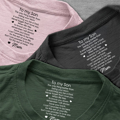 I Will Always Have Your Back - Personalized Shirt With Design Inner Neck