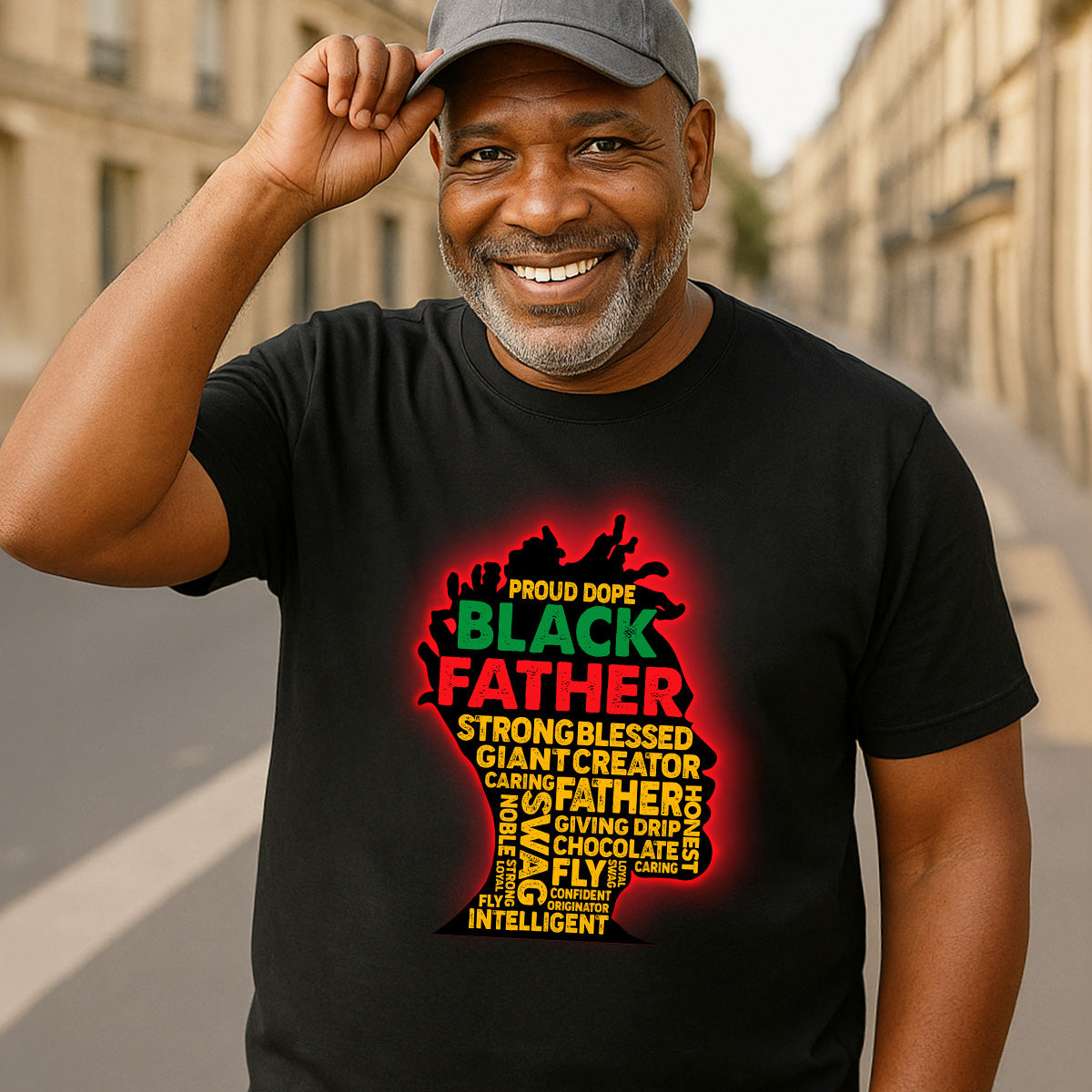 Proud Dope Father - Personalized 2D Unisex T-shirt