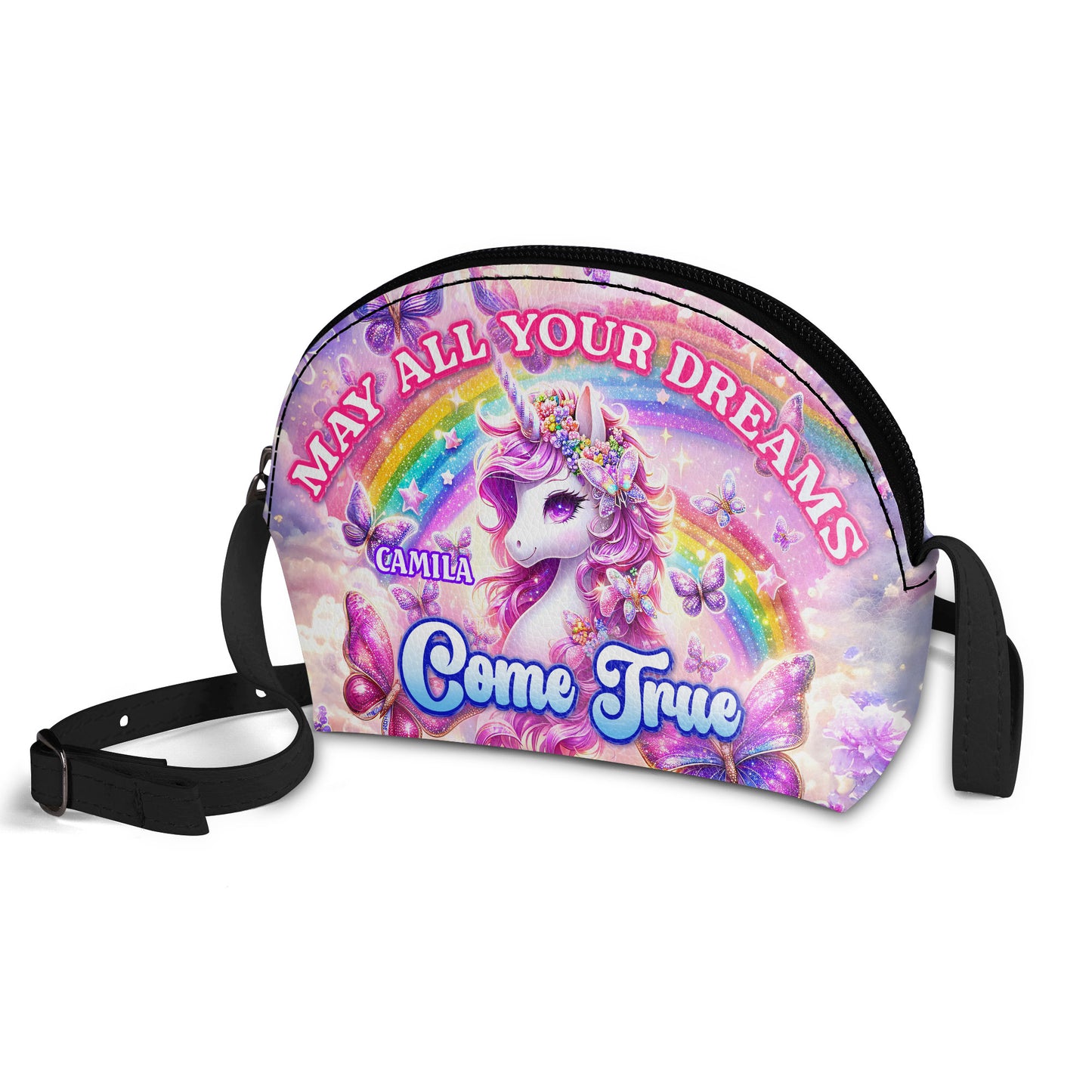 May All Your Dreams Come True - Personalized Kid Shell Purse SBCHSBLHA1759L