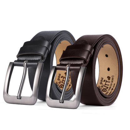 I Love You With All My Butt - Personalized Engraved Leather Belt