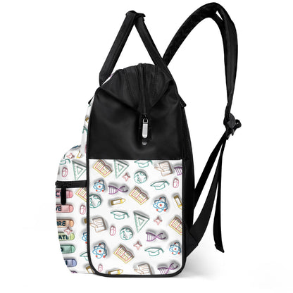 Teacher Rainbow - Personalized Duckbilled Backpack SBDBPLN992L