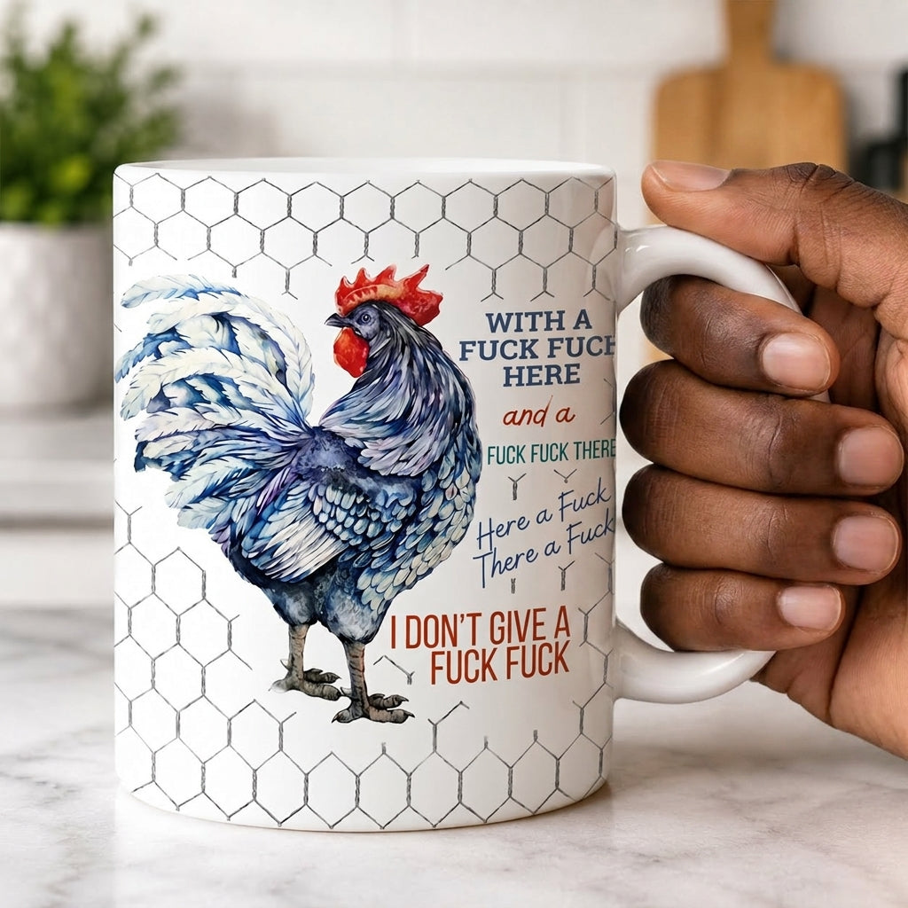 With A F F Here - Personalized Ceramic Coffee Mug