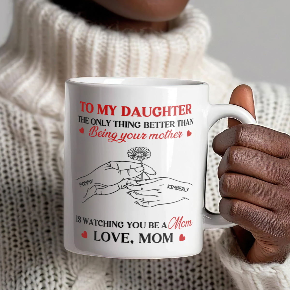 The Only Thing Better Than Being Your Mother - Personalized White Ceramic Mug