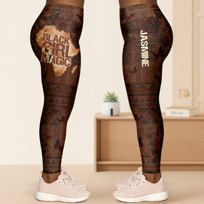 Black Girl Magic - Personalized Leggings