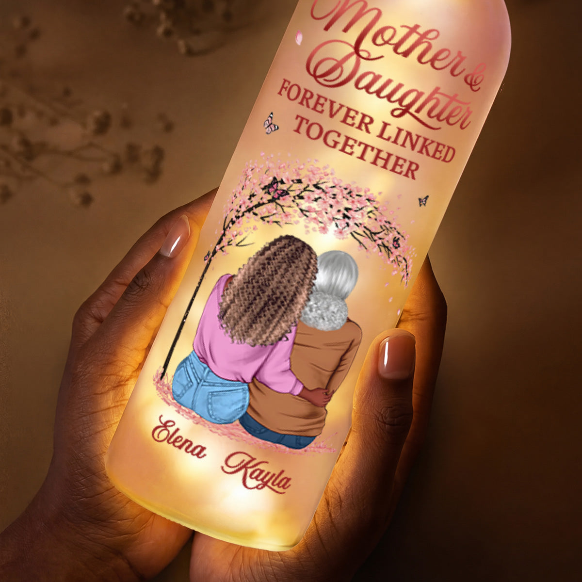 You Are My Greatest Treasure - Personalized Bottle Lamp