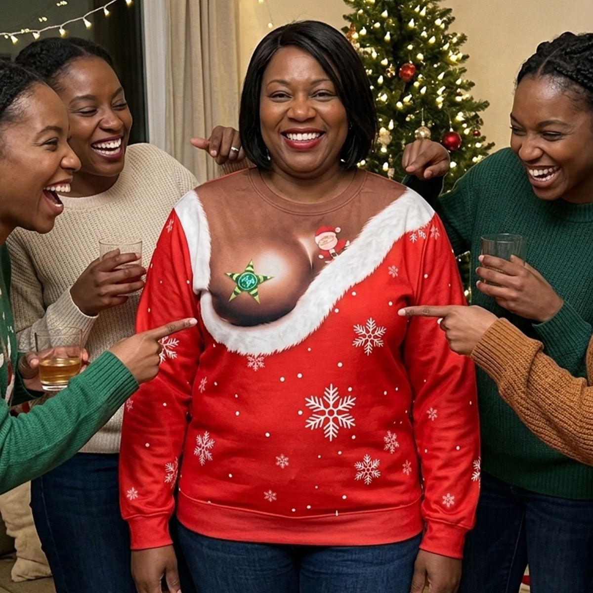 Tis The Season To Misbehave - Personalized 3D Sweatshirt