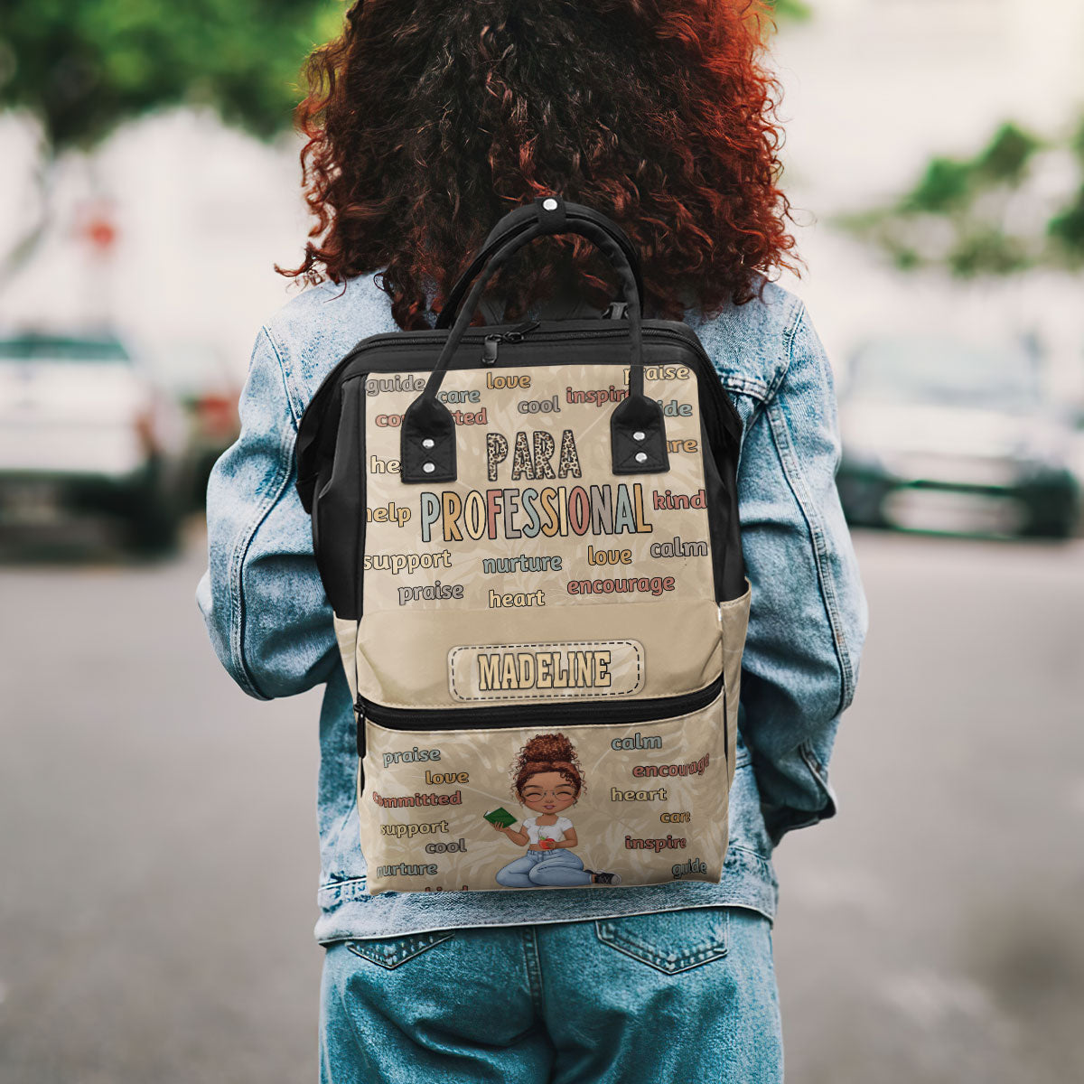 Paraprofessional - Personalized Duckbilled Backpack SBDBPLN1846TA