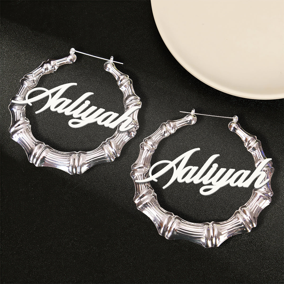 I Am - Personalized Hoop Earrings