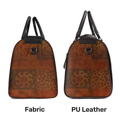 A Woman Who Walks With God - Personalized Leather Duffle Bag