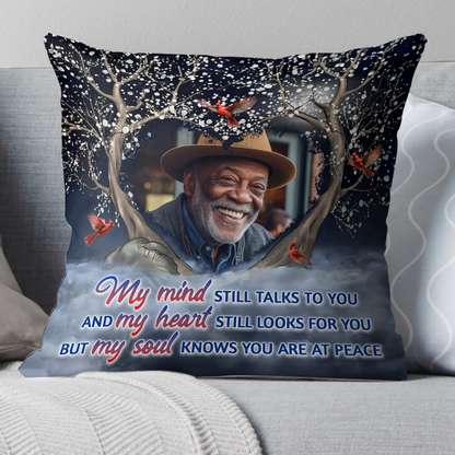 My Mind Still Talks To You - Personalized Pillow