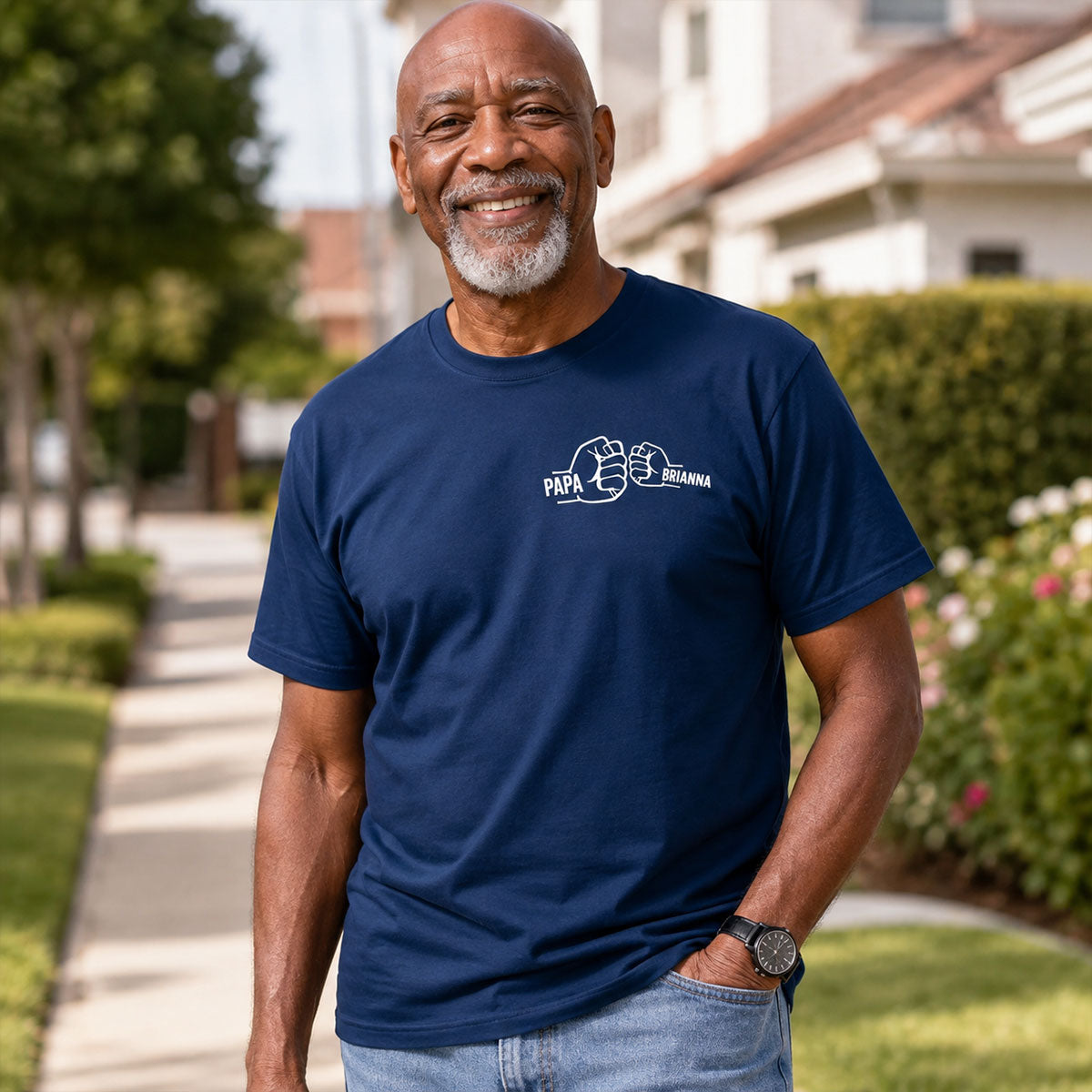 I Used To Be In Charge - Personalized T-shirt With Front Back Design