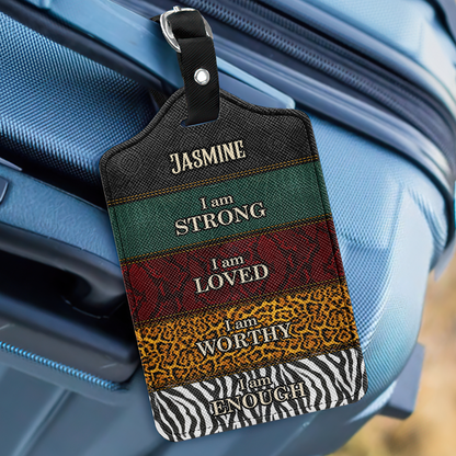 I Am - Personalized Luggage Tag