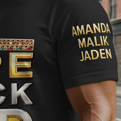 Dope Black Dad - Personalized All-Over-Print T-Shirt