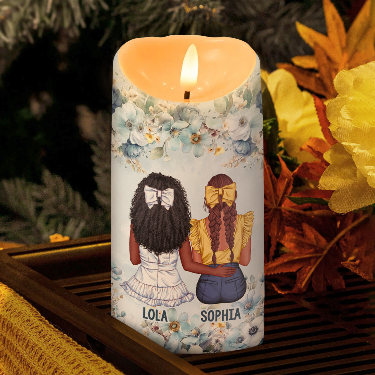 It Takes A Long Time To Grow Old Friends - Personalized Flameless LED Candle