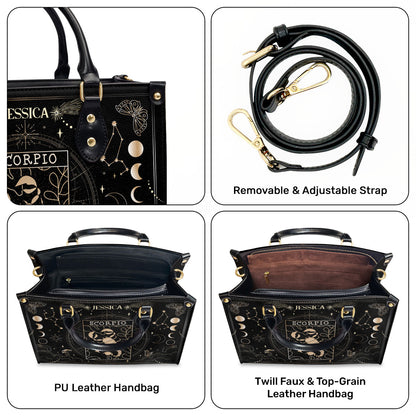 Horoscope - Personalized Leather Handbag SBLHBHA47