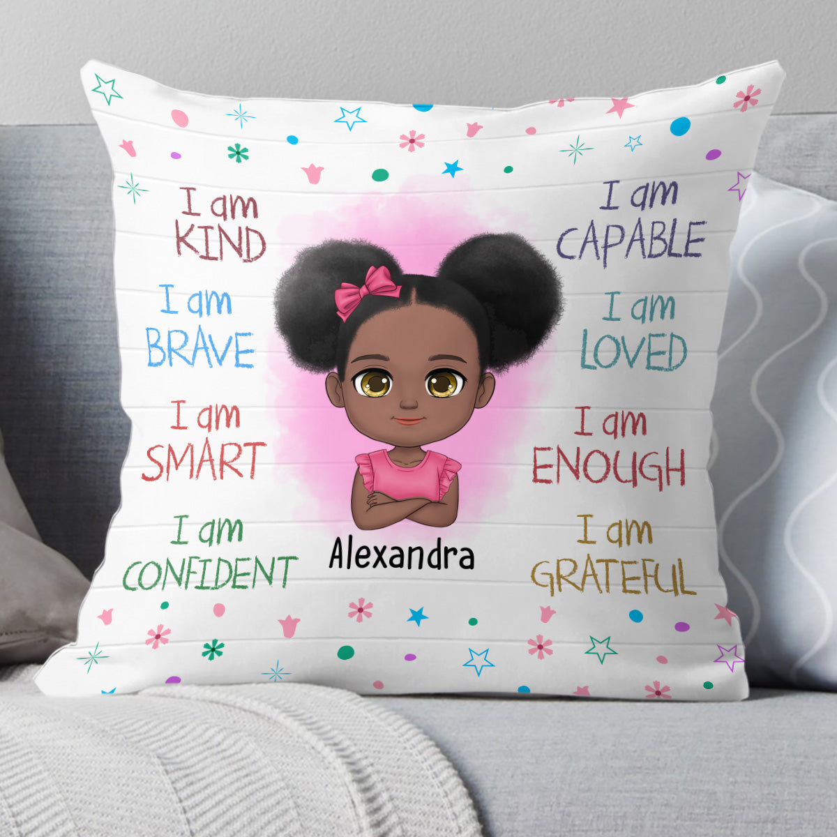 I Am Kind - Personalized Pillow