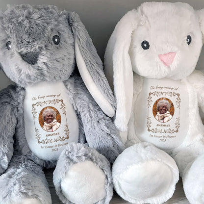 First Easter In Heaven - Personalized Stuffed Bunny