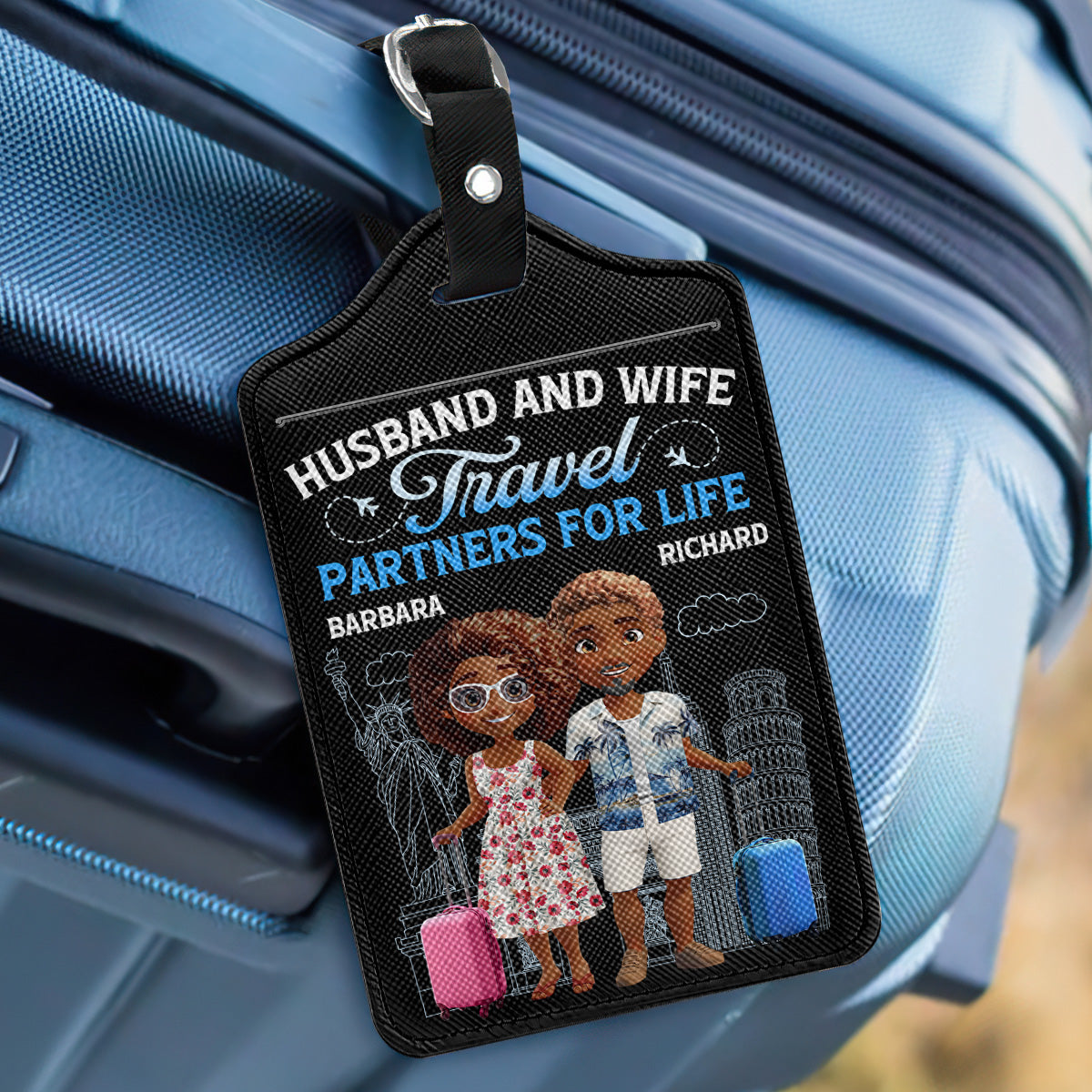Travel Partners For Life - Personalized Luggage Tag