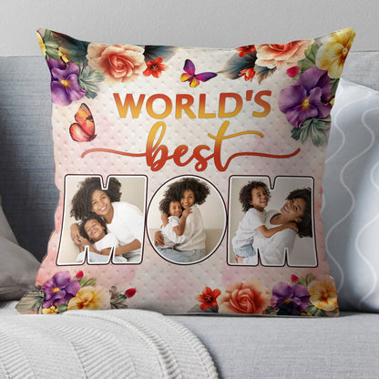 World's Best Mom - Personalized Pillow