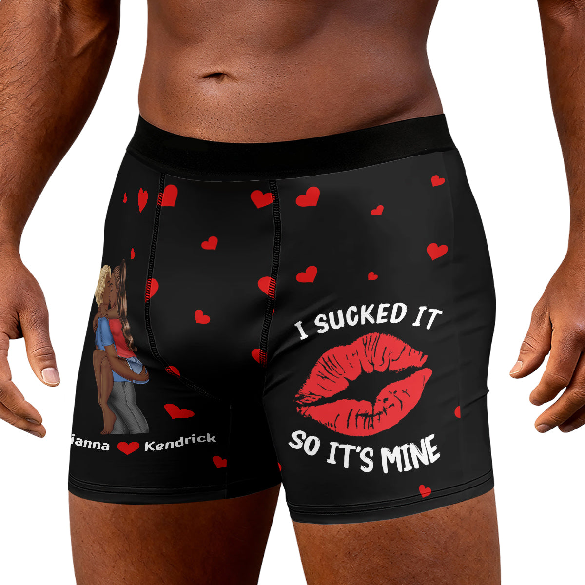 I Licked It So It's Mine - Personalized Men's Boxer Briefs