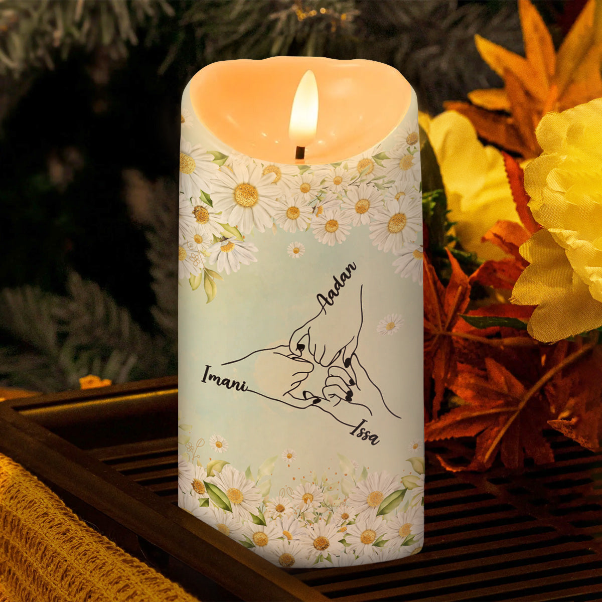 The Bond Between Us Will Always Be Strong - Personalized Flameless LED Candle