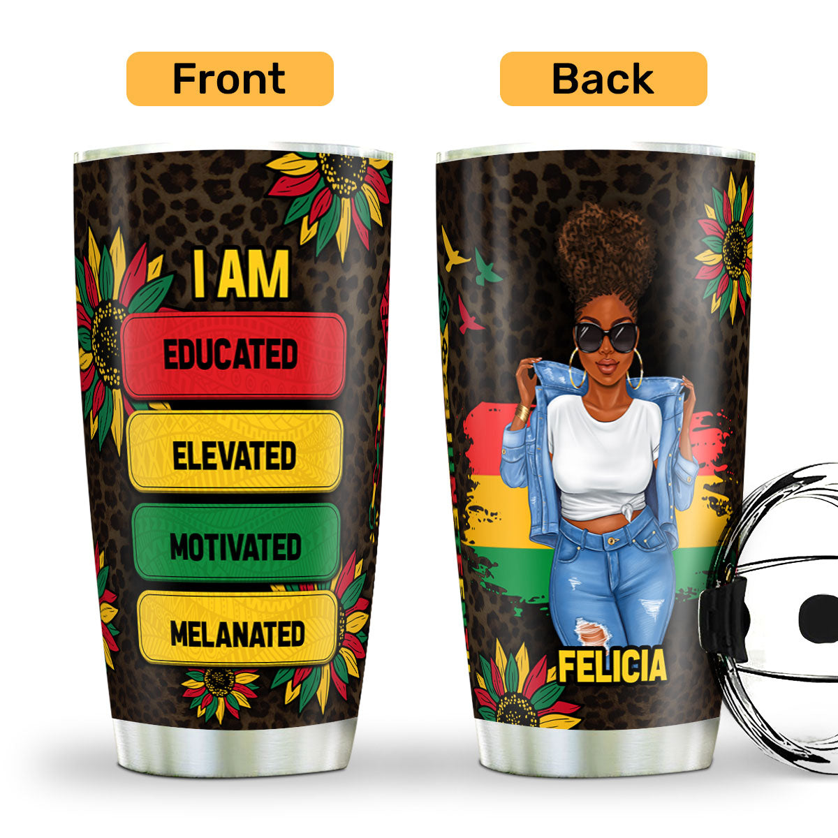 I Am - Personalized Stainless Steel Tumbler