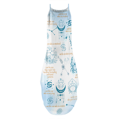 12 Zodiac Signs - Personalized Maxi Dress