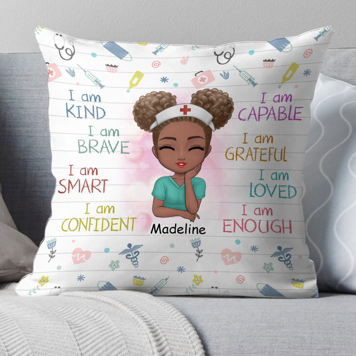 I Am A Nurse - Personalized Pillow