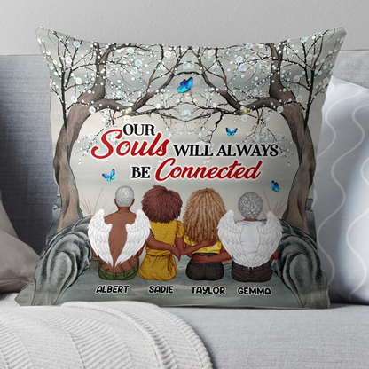 Our Souls Will Always Be Connected - Personalized Pillow