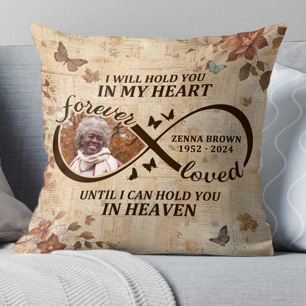 I Will Hold You In My Heart - Personalized Pillow