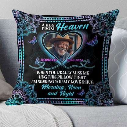 I Am Sending You My Love And Hug - Personalized Pillow