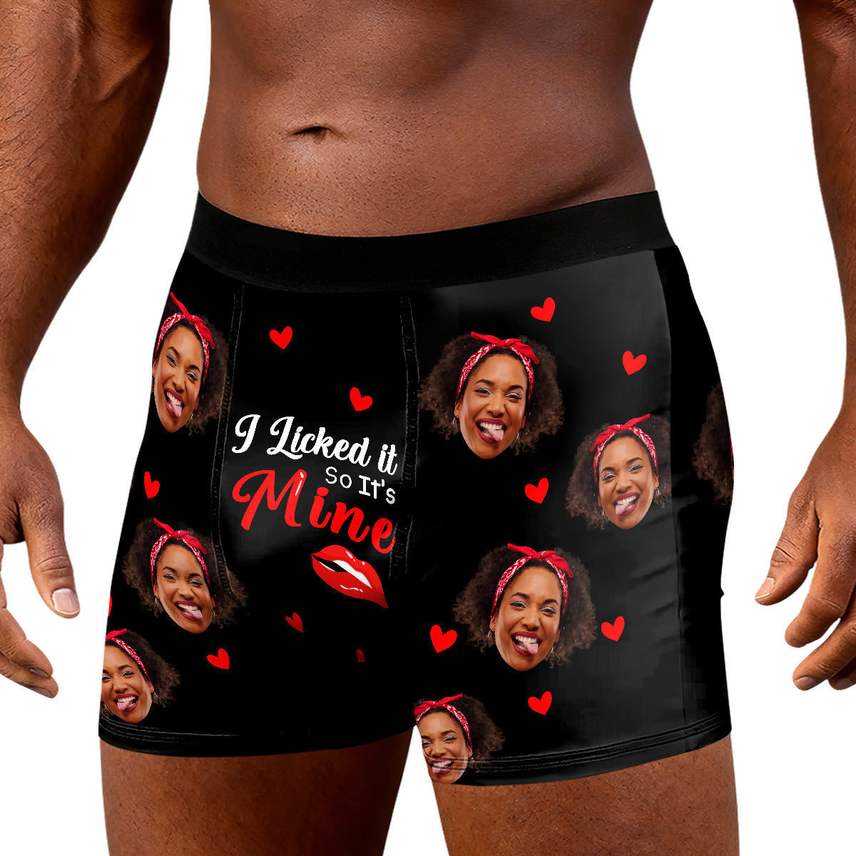 I Licked It So It's Mine - Personalized Men's Boxer Briefs