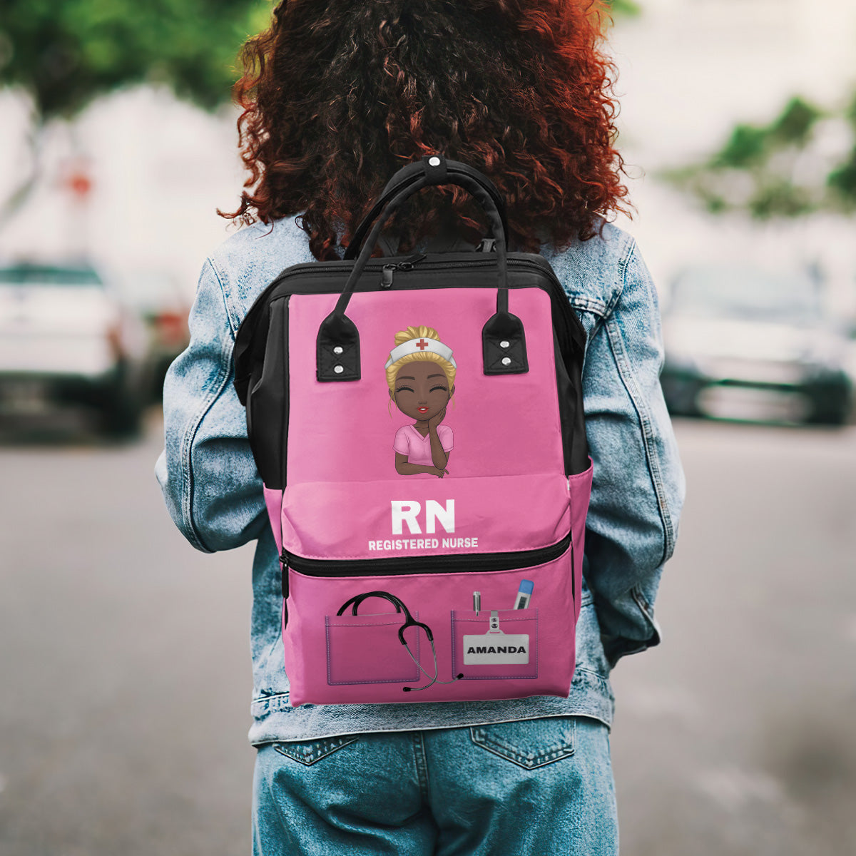 I'm A Nurse - Personalized Duckbilled Backpack