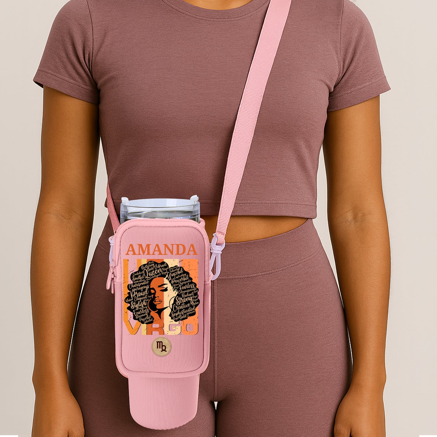 Horoscope Queen - Personalized Tumbler Holder Bag