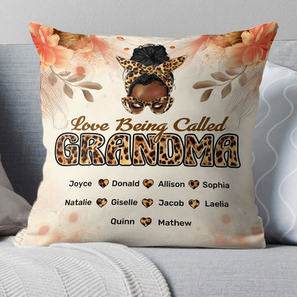 Love Being Called Grandma - Personalized Pillow