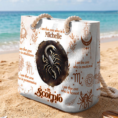 12 Zodiac Signs - Personalized Beach Bag