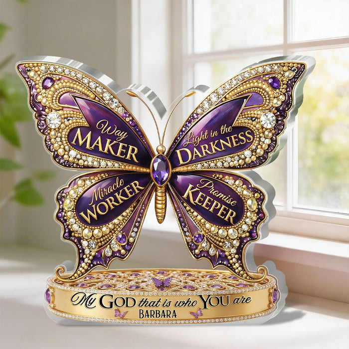 She Is Confident plaque displayed beside fresh flowers