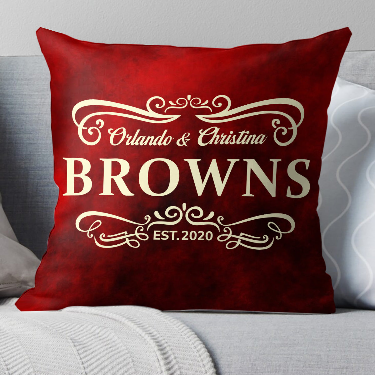 Custom Name - Personalized Pillow